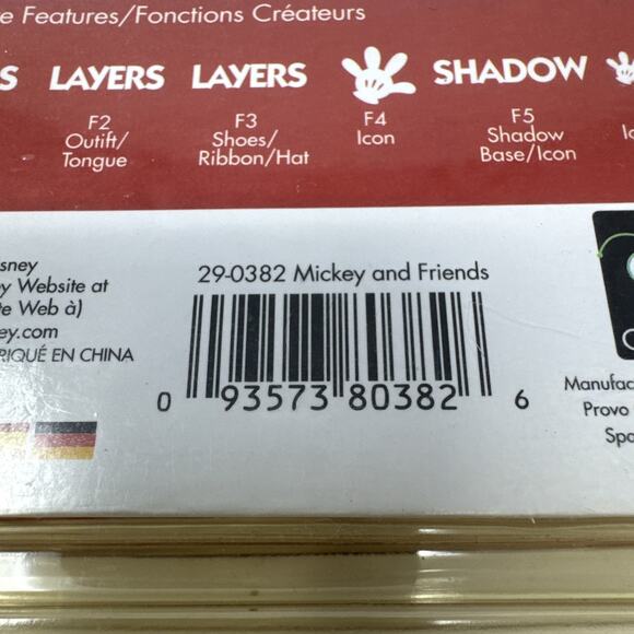 DISNEY MICKEY & FRIENDS Cricut Cartridge NEW FACTORY SEALED‎ Retired - Picture 3 of 3